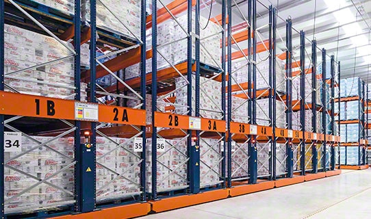 Mobilní paletové regály Movirack Mobilní paletové regály Movirack