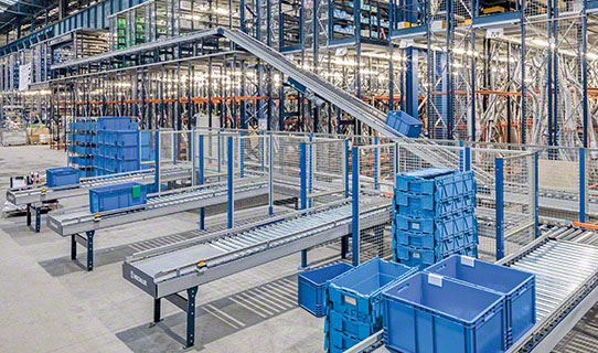 Dopravníkové systémy na krabice