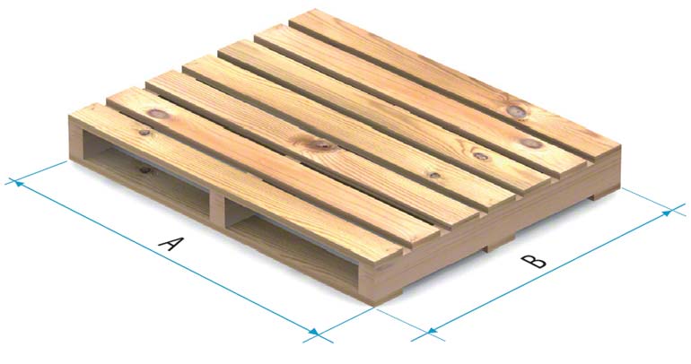 Dřevěná paleta typu 3