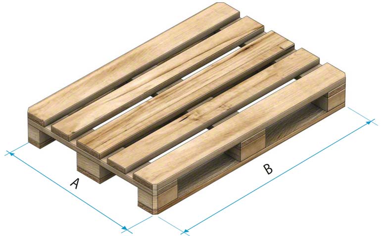 Dřevěná paleta typu 1