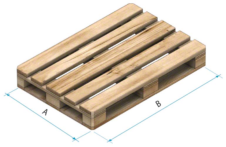 Dřevěná paleta typu 2