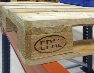 Euro paleta je označována značkou EPAL