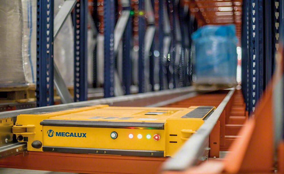 Pallet Shuttle, poloautomatický systém skladování Pallet Shuttle, poloautomatický systém skladování