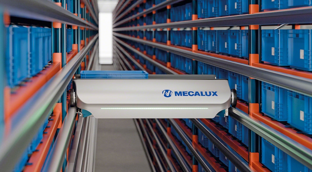 Systém Shuttle (Kyvadlový systém pro kontejnery, kartony a podnosy)