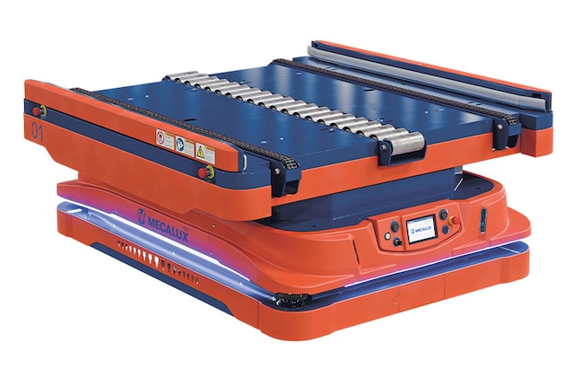 Autonomní mobilní roboty nezávisle přesunují různá břemena mezi dvěma místy