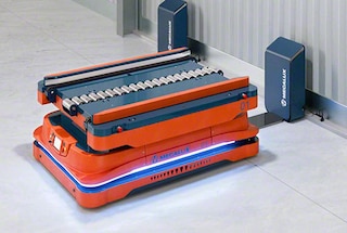 Software pro řízení flotily organizuje dobíjení baterií vozíků AMR