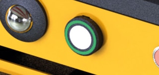 Detektory palet detekují polohu posledně vložené palety