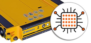 Integrovaný řídicí systém palubního PLC v jednotce kyvadlového vozíku