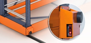 Vnitřní ochranná bariéra po aktivaci zablokuje pohyb základny