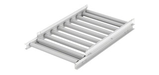 Centralizátory palet zabraňují tomu, aby se palety odchýlily od své dráhy