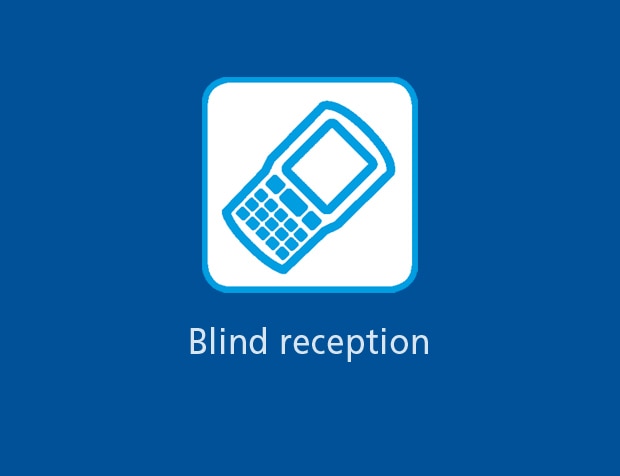 Blind reception